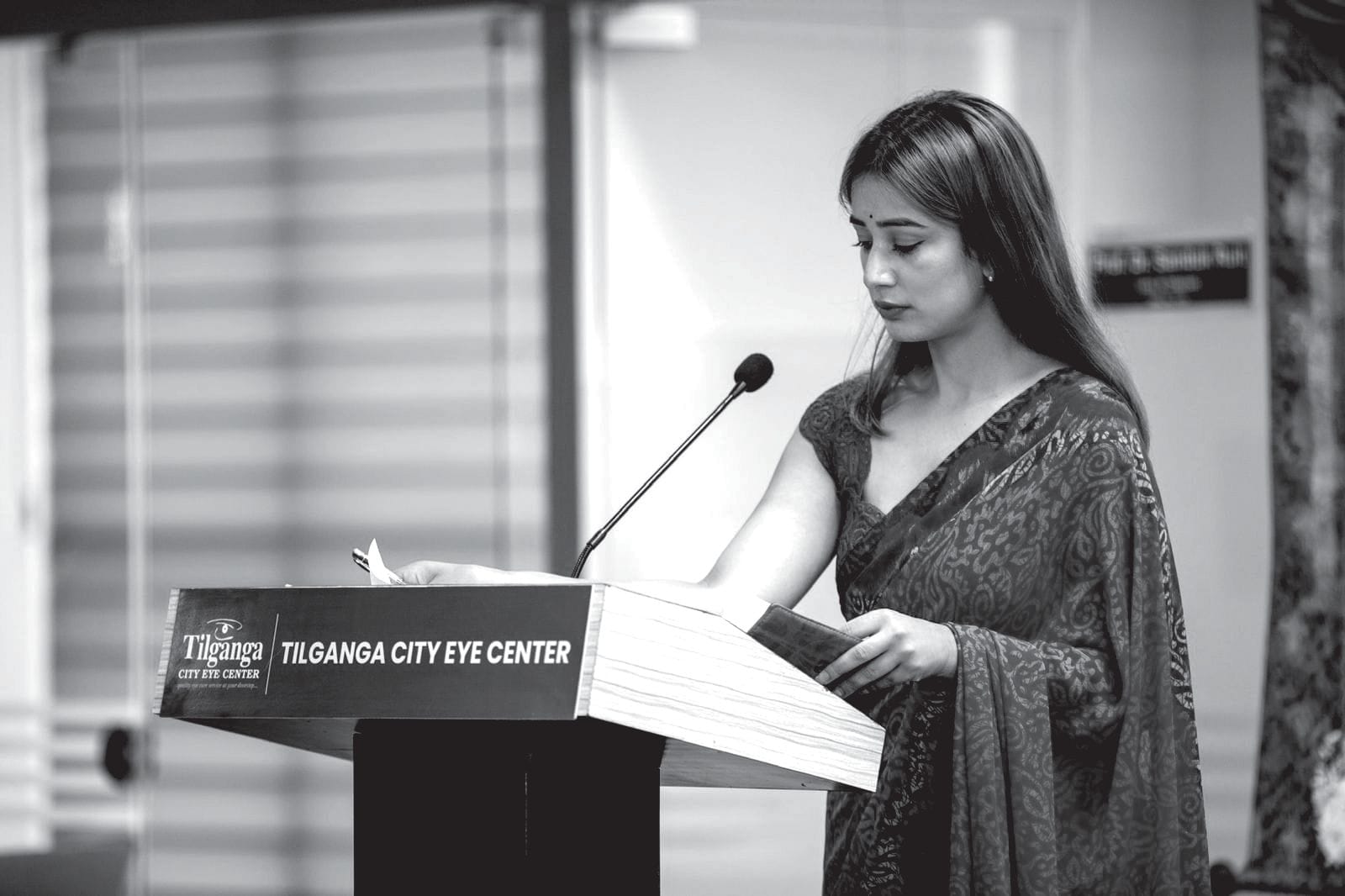 Shakshi Lamsal at Tilganga city Eye center